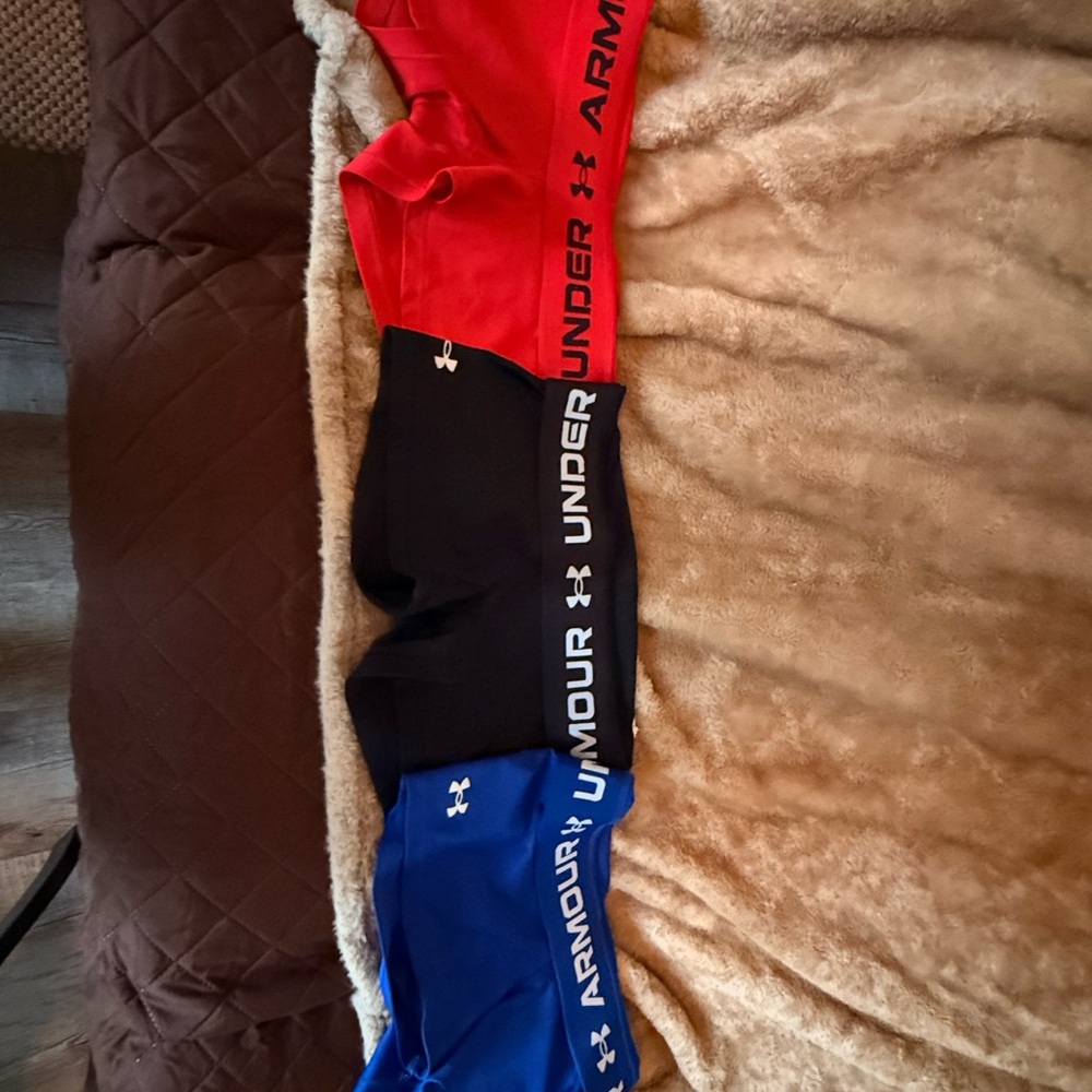 Under Armour Shorts - Red, Black, Blue